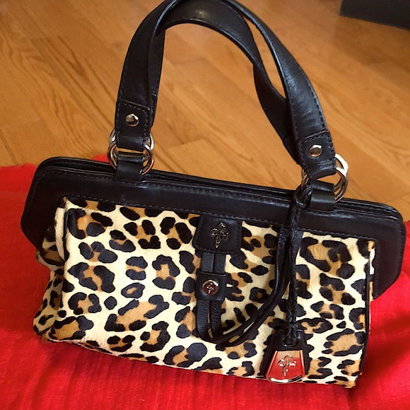 Cole Haan cheetah print purse - Picture 1 of 5
